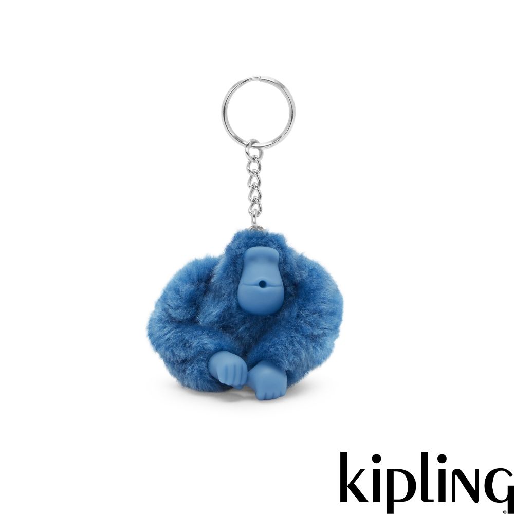 Kipling 復古藍小猴子吊飾-MONKEYCLIP S