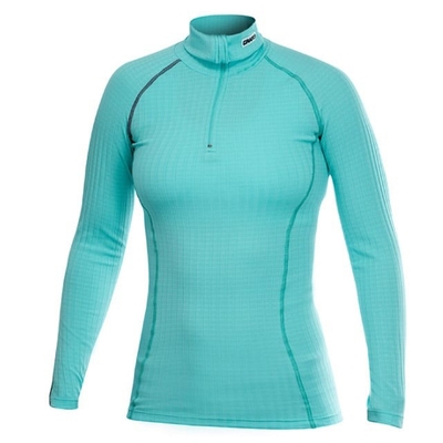【Craft】女 ZERO EXTREME ZIP TURTLENECK 長袖拉鍊T領排汗衣.上衣.衛生衣.車衣 194617-2334 水藍