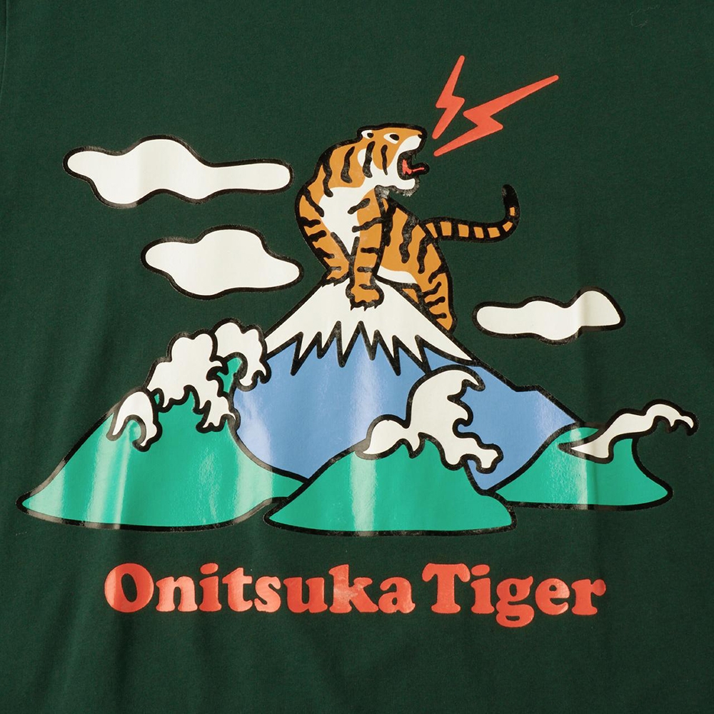 Onitsuka Tiger鬼塚虎-深綠色中性短袖T恤2183A934-301 | Yahoo