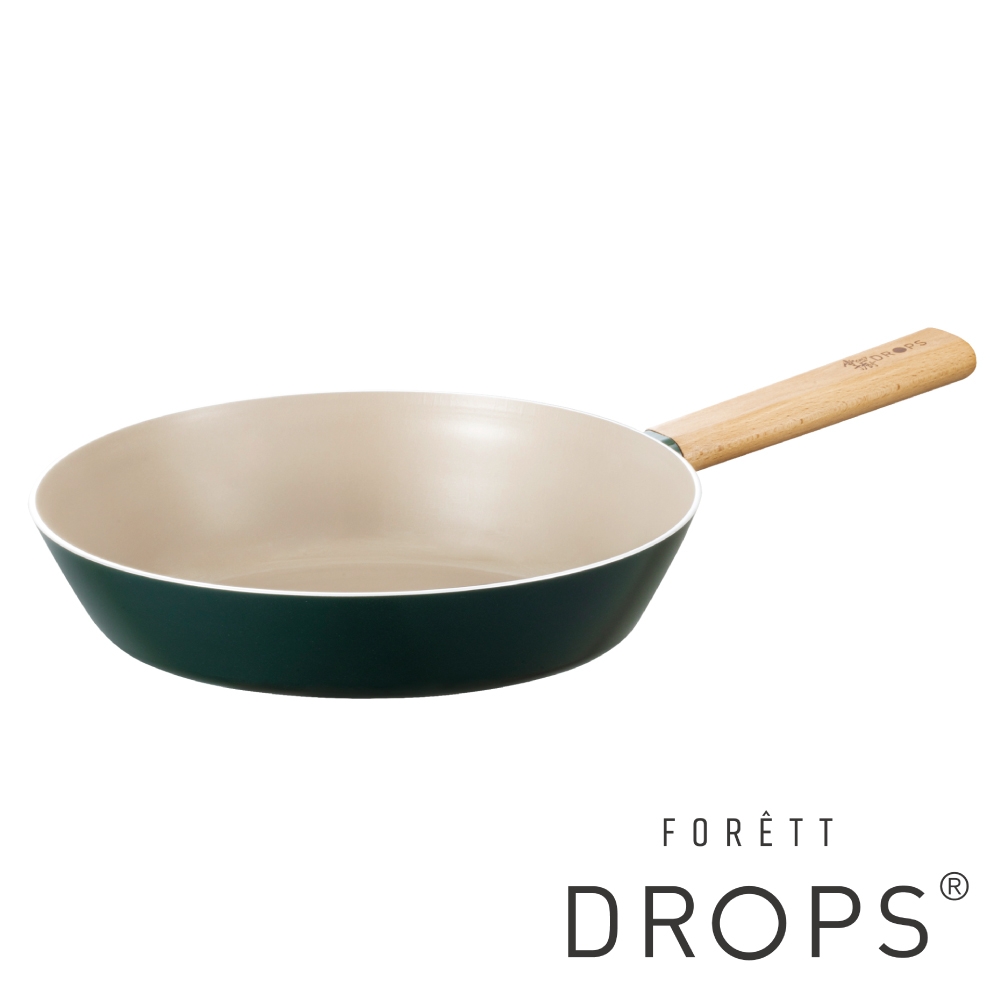 韓國DROPS FORETT森林系 不沾平底鍋28cm(無蓋)