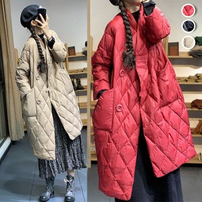 [韓國K.W.]韓國空運頂極超輕輕薄羽絨顯瘦外套(保暖/升溫/羽絨棉/連帽/中長版)