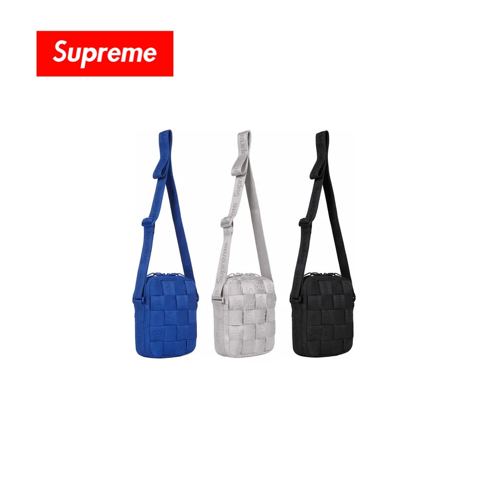 Supreme Woven Shoulder Bag  ブルー SUPREME WOVEN SHOULDER BAG – Trade Point_HK