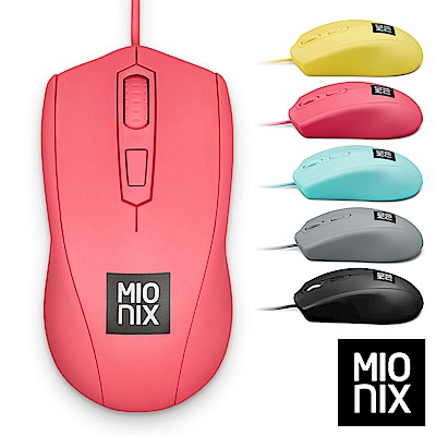 【MIONIX】Avior Frosting有線電競滑鼠-糖霜紅