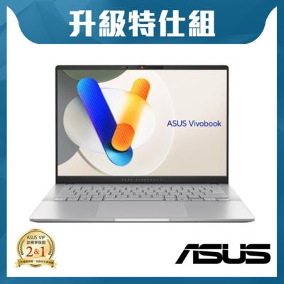 ASUS華碩 ASUS M5406NA 14吋特仕筆電 R5-7535HS/16G/2T/Vivobook S 14 OLED/酷玩銀