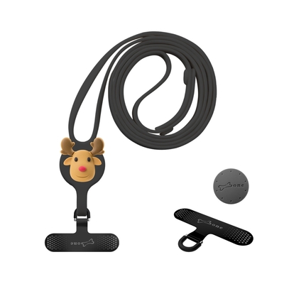 【Bone 蹦克】斜背/頸掛角色手機掛繩夾片 手機夾片 手機綁 手機掛繩 手機配件 出行配件