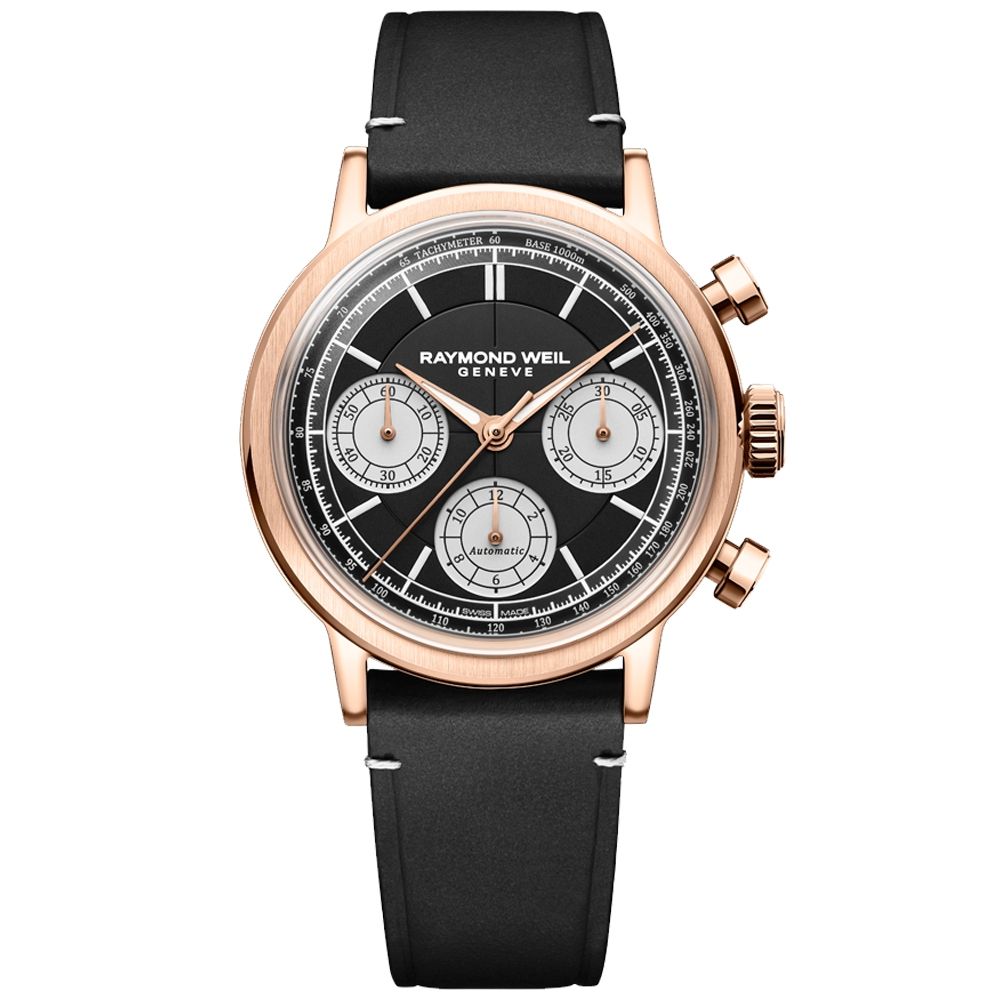 Raymond Weil 蕾蒙威 Millesime系列 三眼計時機械腕錶 推薦 送禮 畢業禮物 39mm/7765-PC5-20631