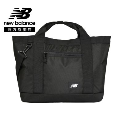 【New Balance】簡約休閒大容量托特包(附可拆式背帶)_中性_黑色_AC8584CBKW