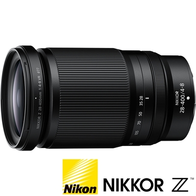 Nikon尼康 NIKON 尼康 NIKKOR Z 28-400mm F4-8 VR 廣角變焦鏡頭 (公司貨) Z系列 全片幅無反微單眼鏡頭 旅遊鏡 天涯鏡