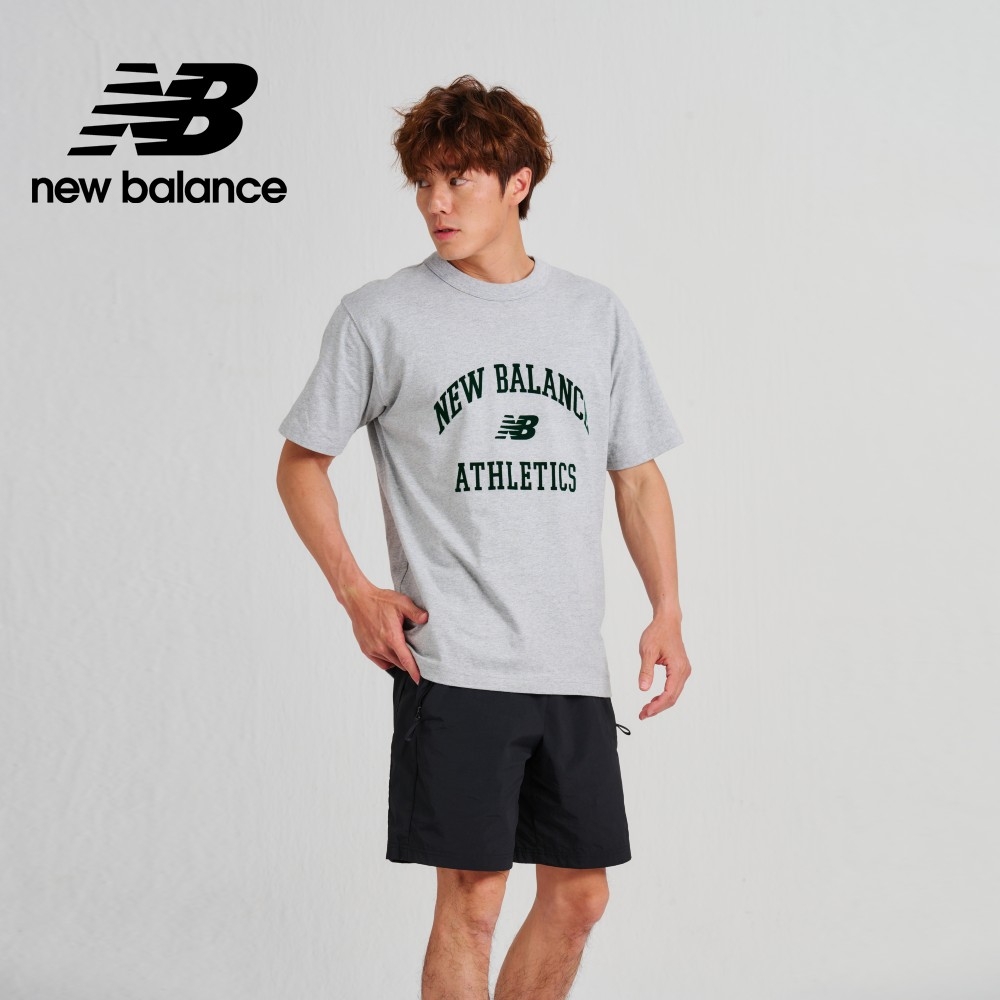 【New Balance】男性短袖上衣_四款任選(AMT33560GIE/AMT33356WT/AMT33356YST/AMT33551AG) (D款-AMT33551AG)