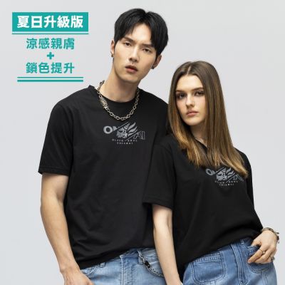 鬼洗 BLUE WAY – 黑魂重工LOGO側鬼短TEE(黑)/網路特攻款