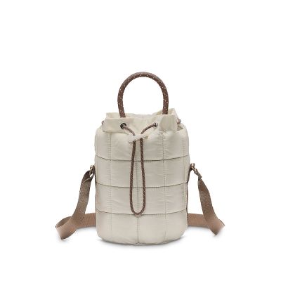 NIKE 斜背包 小包 運動包 水桶包 NK NSW PUFFLE TINY TOTE 灰 HQ6709-072