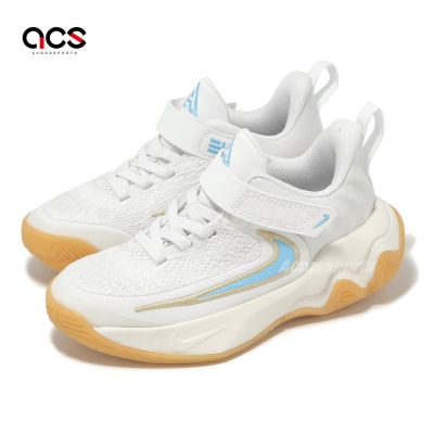 Nike 籃球鞋 Giannis Immortality 4 PS 中童 小朋友 白 藍 字母哥子系列 IH7665-100