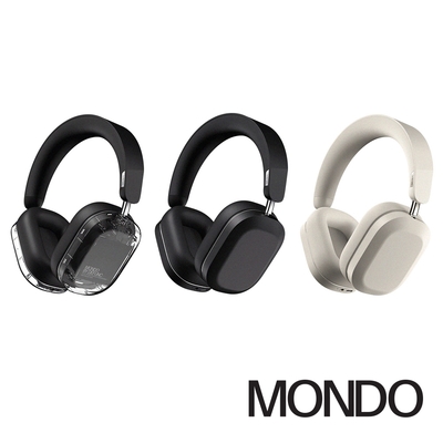 MONDO Over-Ear 耳罩式藍牙耳機 黑/透明/灰褐色