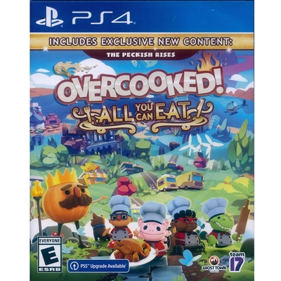 胡鬧廚房！全都好喫 (煮過頭大合輯) Overcooked All You Can Eat - PS4 中英日文美版