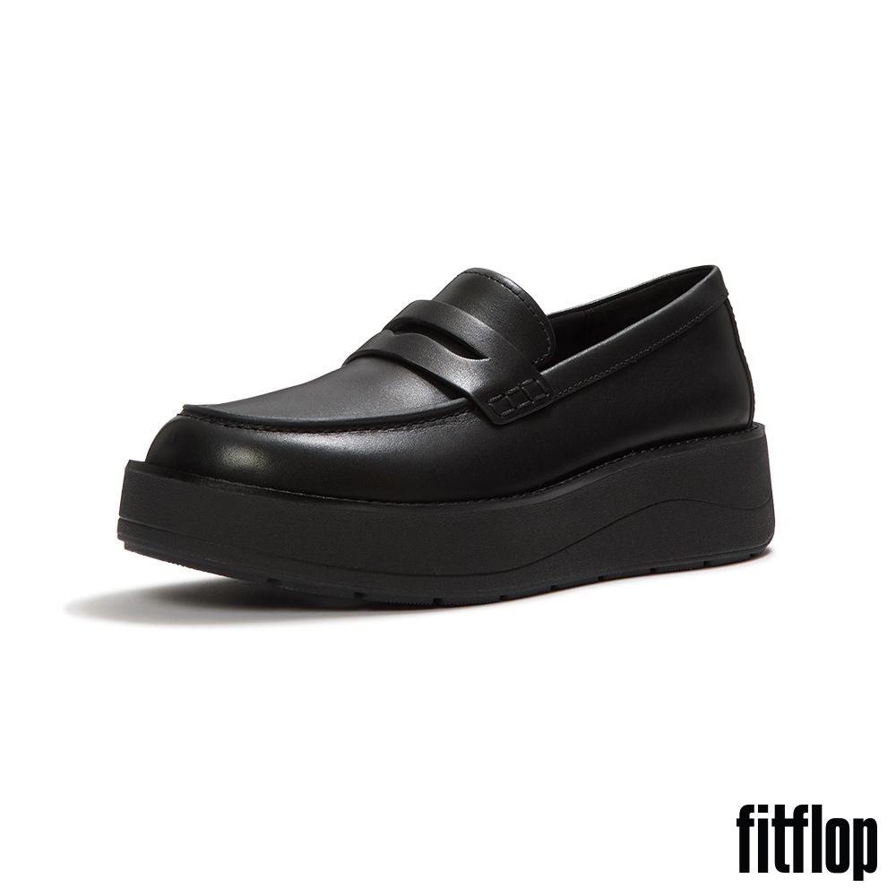 【FitFlop】GEN-FF ROAM 皮革樂福鞋-女(黑色) (黑色)