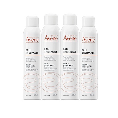【Avene雅漾官方直營】舒護活泉水300ml *4入組(舒緩噴霧)