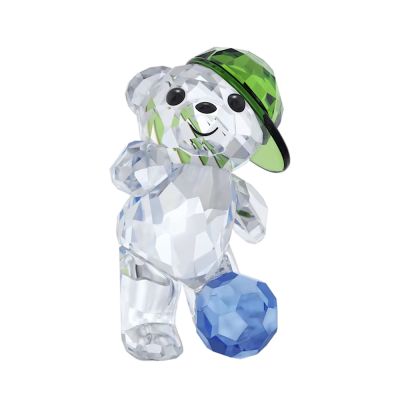 SWAROVSKI 施華洛世奇 Kris 可愛小熊足球造型水晶擺飾 寵愛媽媽 送禮推薦 5720456
