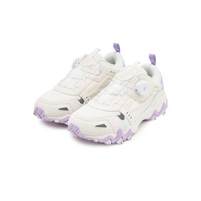 FILA KIDS OAKMONT DIAL KD 大童旋轉釦運動鞋-白/紫 3-C652Z-500