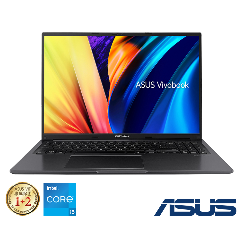ASUS X1605ZA 16吋筆電(i5-1235U/8G/512G/Vivobook 16/搖滾黑) | ASUS