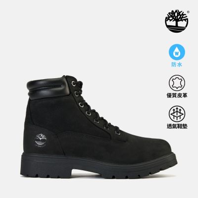 Timberland官方旗艦 男款黑色休閒防水6吋靴|A43CGW05