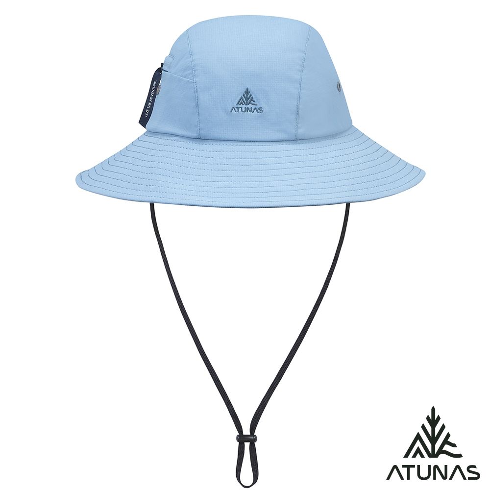 【ATUNAS 歐都納】防曬漁夫帽A1AHHH13N灰藍/防曬/遮陽帽/漁夫帽/夏日防曬
