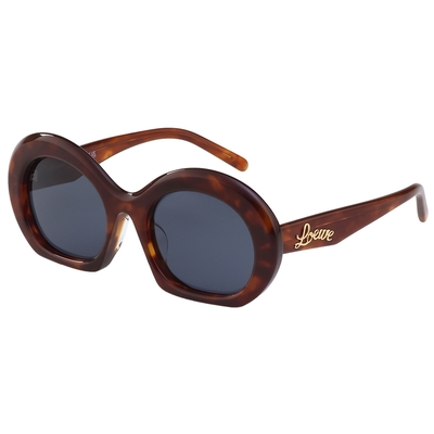 LOEWE 太陽眼鏡(琥珀色)LW40077F