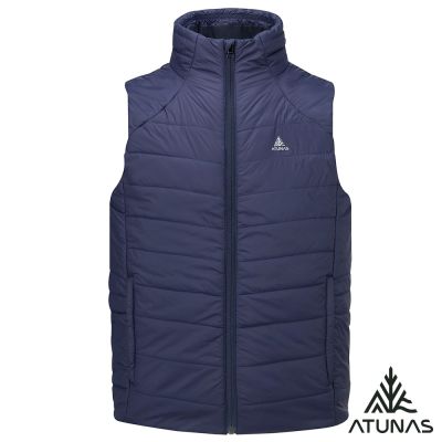 【ATUNAS 歐都納】男款石墨烯背心A1VE2508M深藍/石墨烯/保暖背心/樂遊戶外/保暖舒適