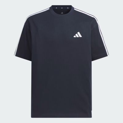 Adidas 愛迪達 Es+ 3s S/S Tee [KF3737] 男 T恤 運動上衣 休閒短袖 純棉 深藍