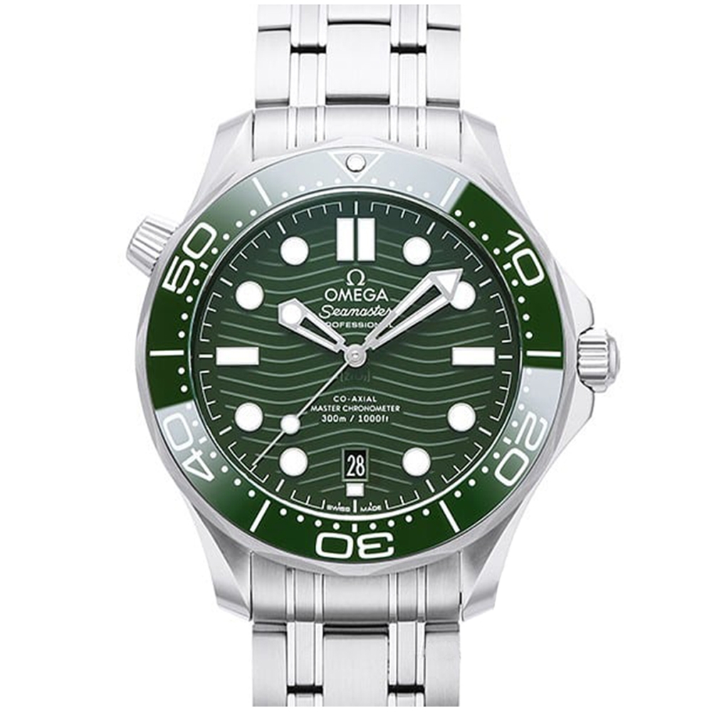 OMEGA 歐米茄 全新海馬同軸擒縱大師天文台腕表(210.30.42.20.10.001)x綠面x42mm