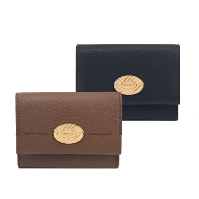 BURBERRY Cotswolds小牛皮翻蓋短夾(任選)