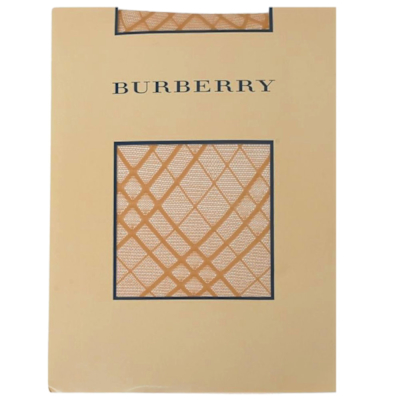 BURBERRY 巴寶莉 經典品牌菱格紋花紋褲襪(膚色系)