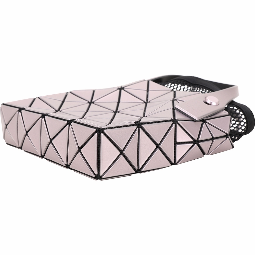 ISSEY MIYAKE 三宅一生BAOBAO LUCENT BOXY 4x4 金屬感皮質幾何手提托特