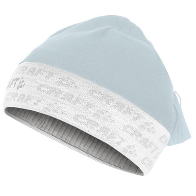 瑞典 Craft LOGO HAT 經典LOGO帽.彈性透氣保暖針織羊毛帽 銀灰