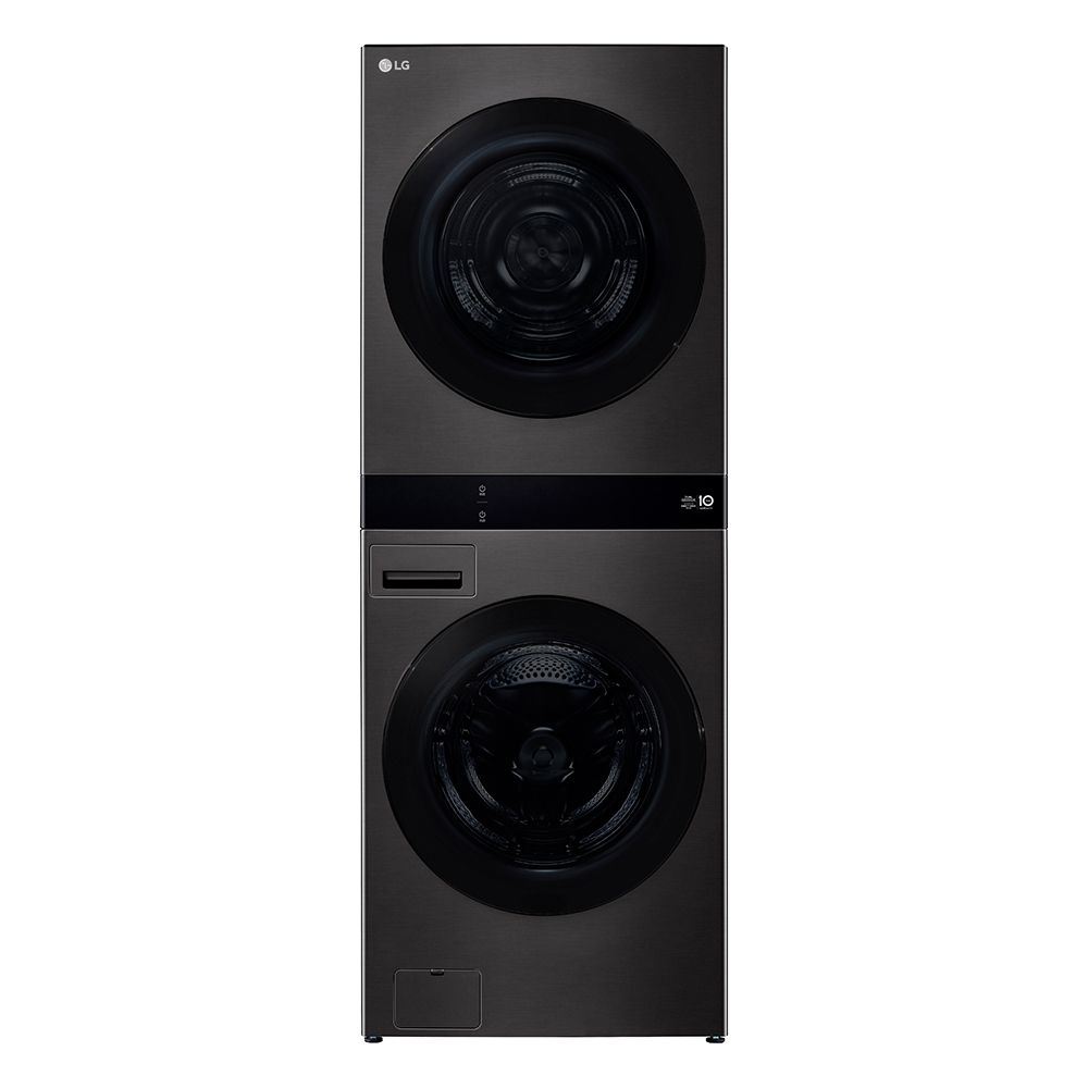 LG 樂金 洗22公斤+乾20公斤WashTower AI智控洗乾衣機-尊爵黑(WD-S2220B)(含基本安裝)