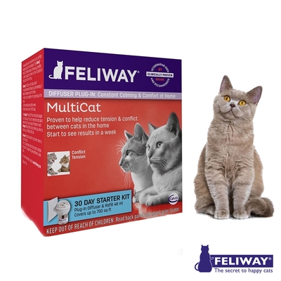 FELIWAY 費利威 CLASSI貓咪費洛蒙 多貓好朋友插電組 48ml (效期至2026/05)