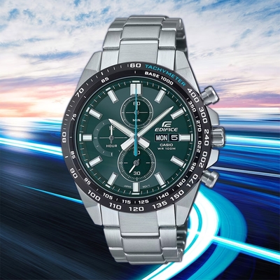 CASIO 卡西歐 EDIFICE 經典運動計時手錶 開學購物季 送禮首選 EFR-574DB-3A