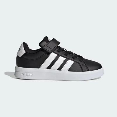 ADIDAS 童 休閒鞋 黑 GRAND COURT 3.0 EL C 運動鞋 HP3533