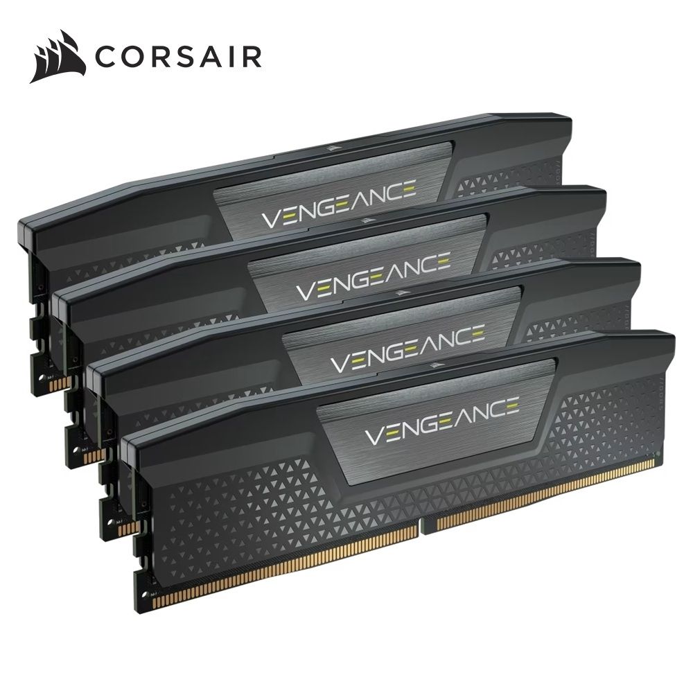 【CORSAIR 海盜船】Vengeance 黑 192GB(48Gx4) DDR5-5200/CL38 (CMK192GX5M4B5200C38)