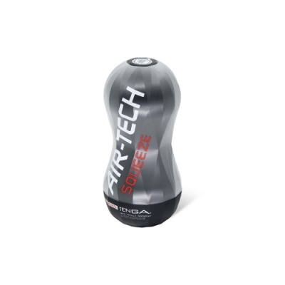 【情趣職人】日本TENGA AIR TECH SQUEEZE 軟殼增壓飛機杯 堅毅黑 ATS 001B 情趣用品/成人用品