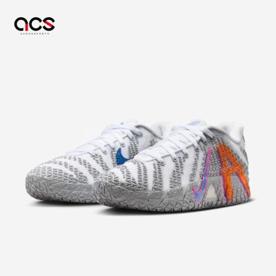 Nike 籃球鞋 JA 3 EP 男鞋 Light Show 灰 藍 橘 鴛鴦 莫蘭特 HF2794-100