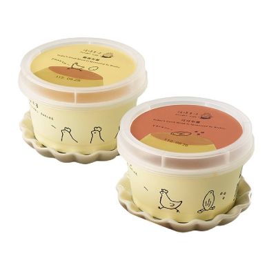 福得生活-綜合布丁禮盒_8入/盒(原味4入+可可4入)