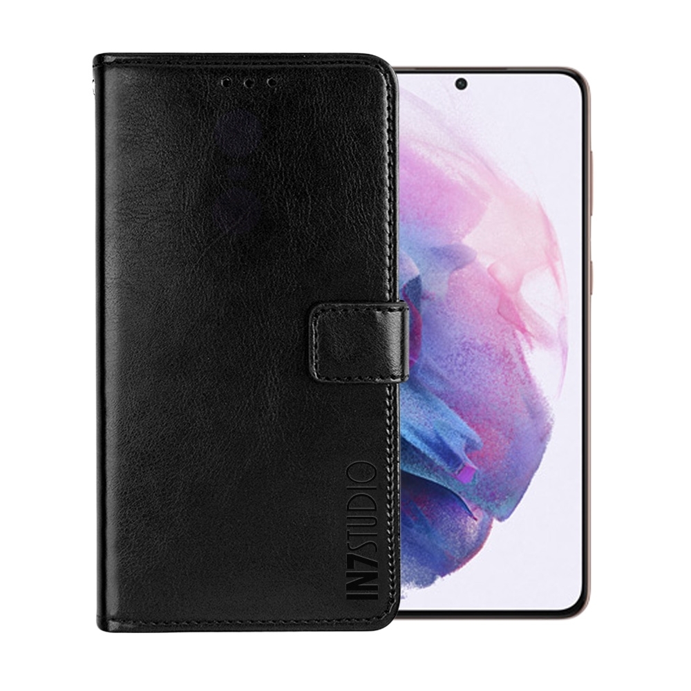 IN7 瘋馬紋 Samsung S21 (6.2吋) 錢包式 磁扣側掀PU皮套 吊飾孔 手機皮套保護殼