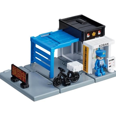 日本TOMICA 新城鎮-警察區域性(附人偶) TW20963 TAKARA TOMY