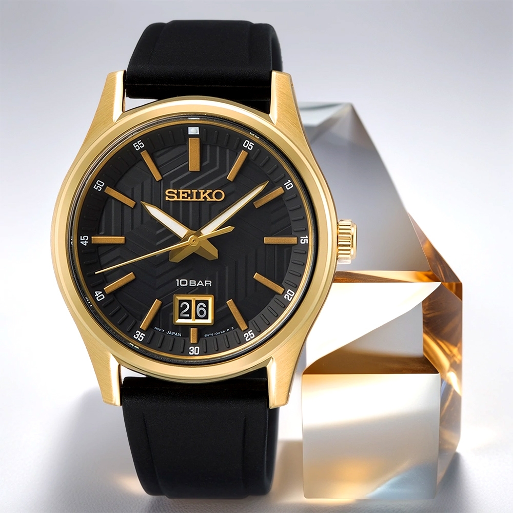 SEIKO 精工 城市簡約大日期男錶 開學購物季 送禮首選-39.5mm (SUR560P1/6N76-00K0C)_SK045