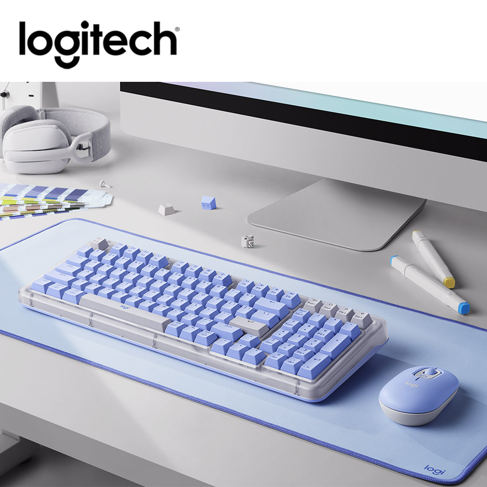 Logitech ALTO KEYS K98M パープル Alto Keys K98Mワイヤレスキーボード（ガスケット構造） |ロジクール