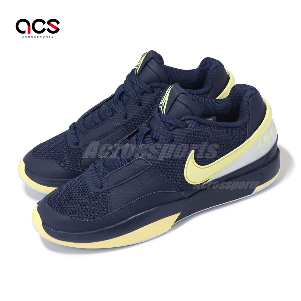 Nike 籃球鞋JA 1 EP Murray State 男鞋深藍淡黃Morant DR8786-402