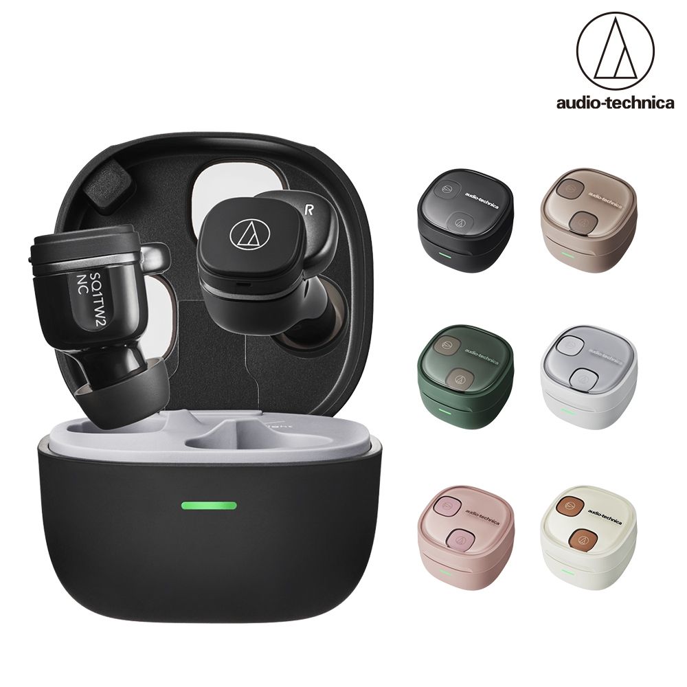 audio-technica 鐵三角 ATH-SQ1TW2NC 主動降噪 真無線耳機