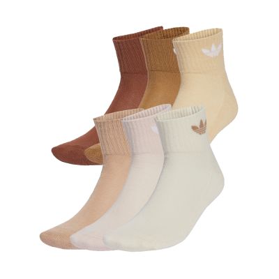 【Adidas 愛迪達】 14 SOCKS 6P 六雙 運動腳踝襪-( 6入) 男女 - JV8601