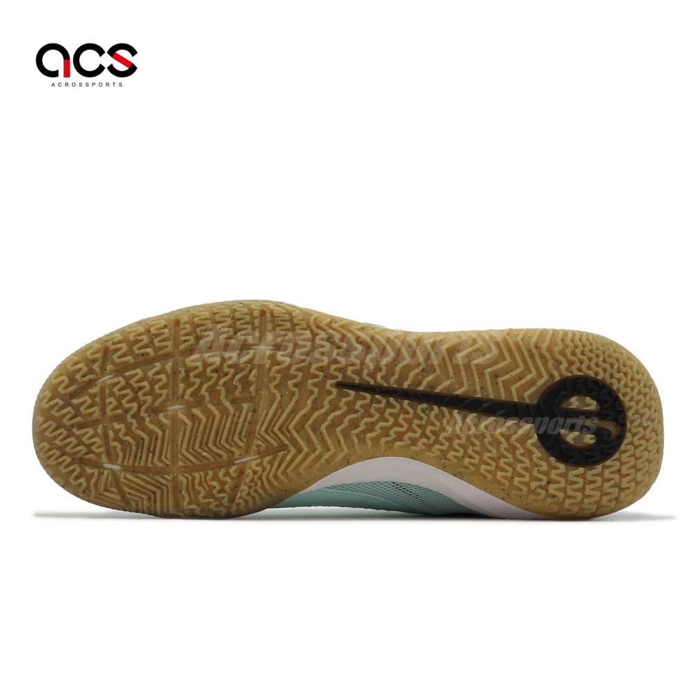 Nike 足球鞋Legend 10 Academy IC 男鞋蒂芬妮綠黑室內膠底無釘運動鞋