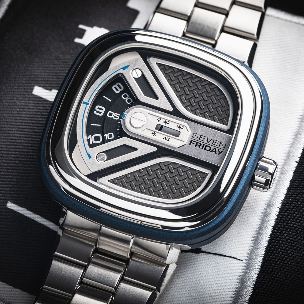SEVENFRIDAY M 系列城市冒險家自動上鍊機械錶 七夕寵愛季 送禮推薦 M1B-01M